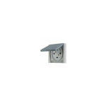 Legrand ? prise �tanche 3p + t 20a ? ip44 pour environnements humides ? fixation vis ? plastique gris ...