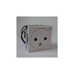 Legrand - prise de courant blanche antimicrobien 2p + t surface 16a 1 poste 2 modules avec voyant bornes ...