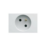 Hager ? prise de courant sp�ciale goulotte 2p + t 16a ? indice de protection ip20 ? installation discr�te ...