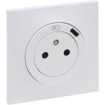 Legrand - prise de courant neptune avec chargeur type - c - blanc