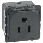 Legrand - prise de courant standard amricain cliane 15a 2p + t 067157