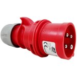 Prise inverseur de phase triphas� 16a 3p + t 380v - 4 broches - �tanche ip44 - ide