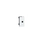 Prise jack femelle 3, 5mm � visser mosaic 1 module blanc legrand 078764