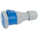 Prise mobile p17 tempra 63a 2p + t 230v ip67 legrand 555504