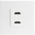 Prise murale de type 86, hdmi, c�ble r�seau pour t�l�vision num�rique, haute d�finition