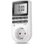 Prise programmable digitale, maxcio minuterie num�rique hebdomadaire avec ecran lcd, minuterie prise ...