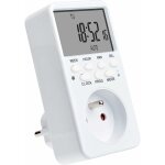 Prise programmable digitale, programmateur prise �lectrique hebdomadaire avec 20 programmes, 24h minuteur ...