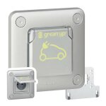 Prise de recharge pour ve green'up access avec volet ip55 ik10 fixation saillie / encatr�e modes 1 ou ...