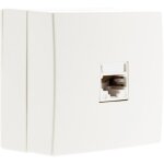 Prise rj11 en saillie ip20 - blanc - zenitech