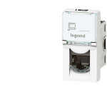 Prise rj45 cat. 6 ftp 1 module legrand mosaic composable