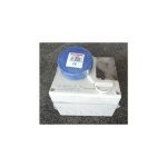 Prise socle saillie verrouillable 2p + t 16a femelle 200 - 250v 50 - 60hz bleu 6h avec porte - fusible ...