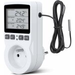 Prise thermostat, prise minuteur digital, prise programmable digitale avec sonde, minuterie num�rique ...