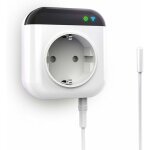 Prise thermostatique wifi programmable avec capteur, prise de contrôle numérique wifi avec application ... Prise thermostatique wifi programmable avec capteur, prise de contrôle numérique wifi avec application ...