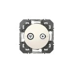 Prise tv - sat toile blinde legrand dooxie blanc