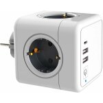 Memkey - prise usb multiple, multiprise murale cube 4 prises avec 2 usb secteur, avec 1 alimentation ...