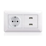 Prise usb secteur multiple, chargeur usb multiprises avec 1 sortie ac, 3 ports usb, prise murale electrique ... Prise usb secteur multiple, chargeur usb multiprises avec 1 sortie ac, 3 ports usb, prise murale electrique ...