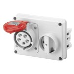 Gewiss - prise verrouill�e 3p + n + t 32a ip44 380v sans bo�te gw66120