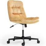 Privatefloor - chaise de bureau rembourr�e - pivotante - hera orange
