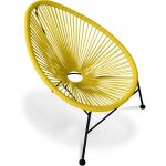 Chaise d'ext�rieur - chaise de jardin d'ext�rieur - acapulco jaune