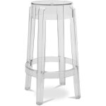 Privatefloor - tabouret design transparent - 65cm - victoria queen transparent