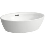 Laufen - pro vasque � poser 52x39cm sans trou pour robinetterie, avec trop - plein, blanc (h8129640001091) ...