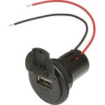 Prise d'alimentation usb encastrable avec cache charge de courant max=3 a convient pour (dtails) usb ...