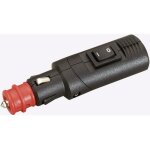 Prise allume - cigare 8a mâle coudée avec interrupteur procar Prise allume - cigare 8a mâle coudée avec interrupteur procar