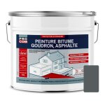 Peinture bitume, résine sol enrobé bitumeux, asphalte, goudron, macadam procom 575d5e 10 litres Peinture bitume, résine sol enrobé bitumeux, asphalte, goudron, macadam procom 575d5e 10 litres