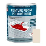 Peinture piscine b�ton, peinture polyur�thane pour piscine et bassin, �tanche et souple, b�ton, enduit, ...