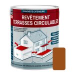 Procom ? peinture r�sine d'�tanch�it� pour terrasse et balcon ? imperm�abilisant b�ton 2. 5l ? application ...