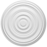 Profhome decor - rosace 156018 profhome lement dcorative lement pour plafond design intemporel classique ...