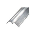 Profil d'angle alu int�rieur pour bardage - coloris - aluminium brut, epaisseur - 3 mm, largeur - 7. ...