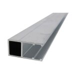 Profil bordure monobloc (en u) - toiture polycarbonate - coloris - aluminium, epaisseur - 16 mm, longueur ... Profil bordure monobloc (en u) - toiture polycarbonate - coloris - aluminium, epaisseur - 16 mm, longueur ...