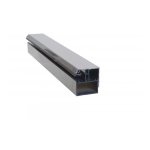 Profil de bordure porteur adaptable au polycarbonate 16 / 32 mm en aluminium laqu� - coloris - gris anthracite ...