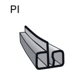 Profil inf�rieur fixation t�le pour piscines r�f. pc300730wp gre