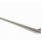 Profil d'obturation pour plaque polycarbonate alvolaire 16 mm laqu blanc ou gris l 98 cm - coloris ...