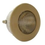 Projecteur led blanc easyline par56 enjoliveur beige
