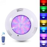 Projecteur piscine led , 35w lampe piscine extra - plats rgb dimmable multicolore changement led submersible ...