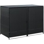 Prolenta premium - furniture limited - abris pour poubelle double résine tressée Prolenta premium - furniture limited - abris pour poubelle double résine tressée