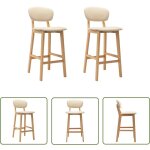 Prolenta premium - the living store tabourets de bar lot de 2 crème tissu - chaises de bar - tabourets ... Prolenta premium - the living store tabourets de bar lot de 2 crème tissu - chaises de bar - tabourets ...