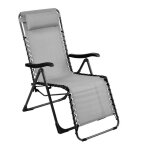 Proloisirs - fauteuil de jardin relax pliant neo - graphite / perle 88 x 112 x 64 cm