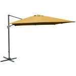 Proloisirs - parasol dport nh 3 x 4 m en aluminium - toile inclinable - curry