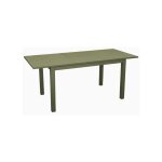 Proloisirs table de jardin extensible genes en aluminium / lattes - 110 / 170 x 70 cm - amande Proloisirs table de jardin extensible genes en aluminium / lattes - 110 / 170 x 70 cm - amande