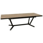 Table de jardin vita graphite / lenk en aluminium 180 / 240x100 cm - plateau à lames kedra - proloisirs ... Table de jardin vita graphite / lenk en aluminium 180 / 240x100 cm - plateau à lames kedra - proloisirs ...