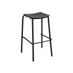 Proloisirs - tabouret de jardin haut empilable perfect - graphite 50 x 79 x 46 cm