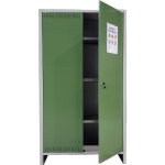 Prometal - armoire pour kit pesticides en tole galvanise'e avec double porte 100x40x179 cm avec bac de ...