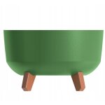 Prosperplast - cache - pot vert earth, sans r�servoir, collection gracia, 28, 5 x 28, 5 x 17, 7 cm, contenance ...