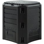 Prosperplast - deuba® composteur de jardin plastique noir transformateur de déchets couvercle et trappe ... Prosperplast - deuba® composteur de jardin plastique noir transformateur de déchets couvercle et trappe ...