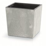 Prosperplast - pot de fleurs carr� bas urbi durs240le b�ton