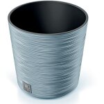 Pot de fleurs avec reserve deau 15 l gris galet - furu